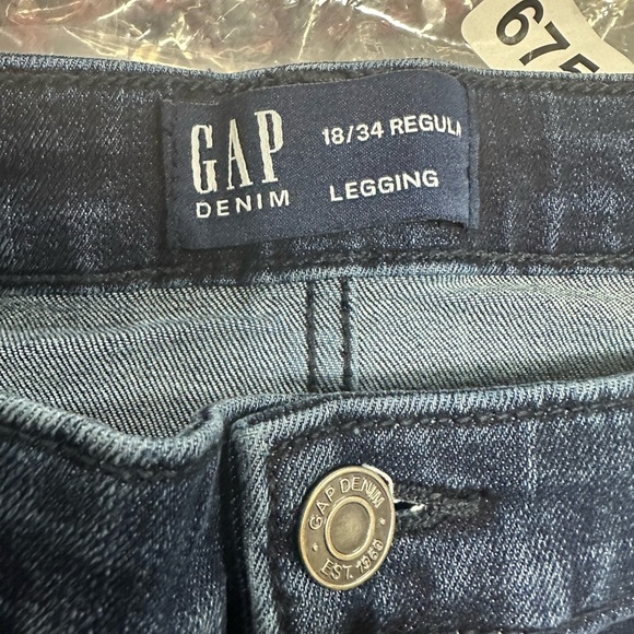 GAP Women's Deep Indigo Ankle Jeggings - Picture 3 of 4